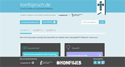 Desktop Screenshot of konfirmationsspruch.de