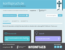 Tablet Screenshot of konfirmationsspruch.de